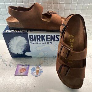 NIB Birkenstock Milano Sandals - Cocoa Suede - Size 40 (US W9 or M7)